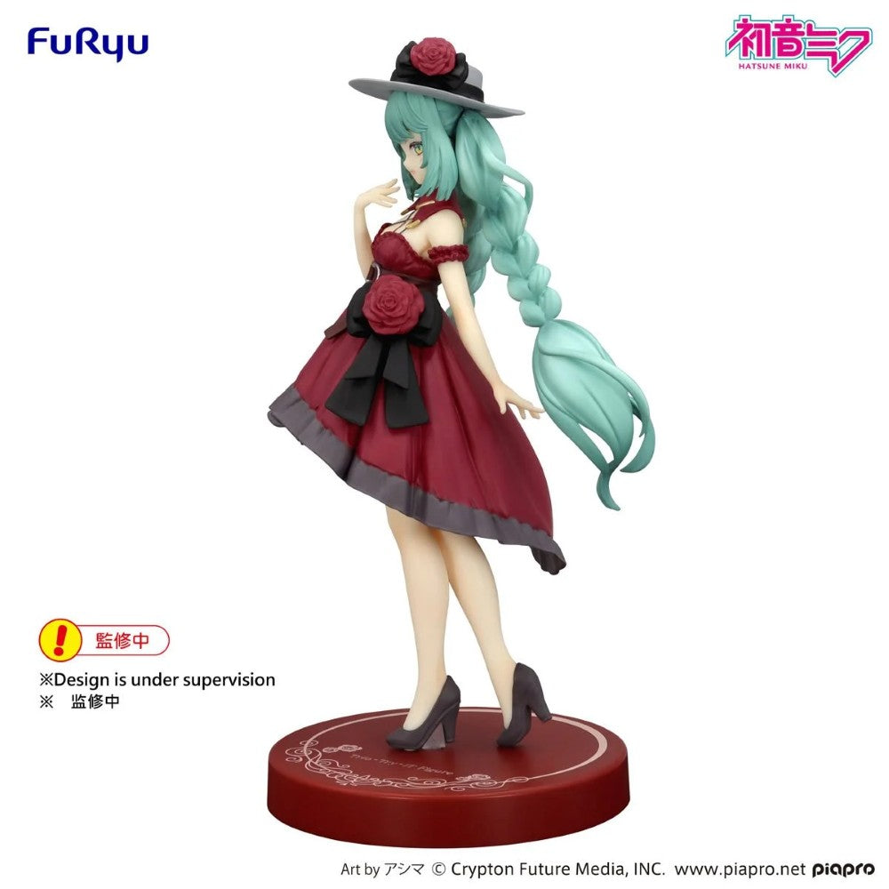 Vocaloid Hatsune Miku Outing Dress Red Color Version Trio-Try-iT Statue by FuRyu new in box collectible Banpresto figure