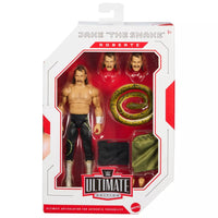 WWE Ultimate Edition Jake The Snake Roberts action figure with accessories in packaging