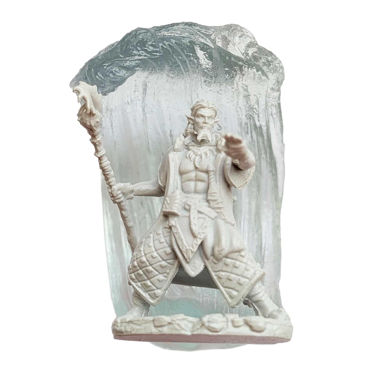 Water Genasi Male Druid - D&D Nolzur's Marvelous 1.5 inch Mini-Figure 2-Pack WizKids collectible miniature