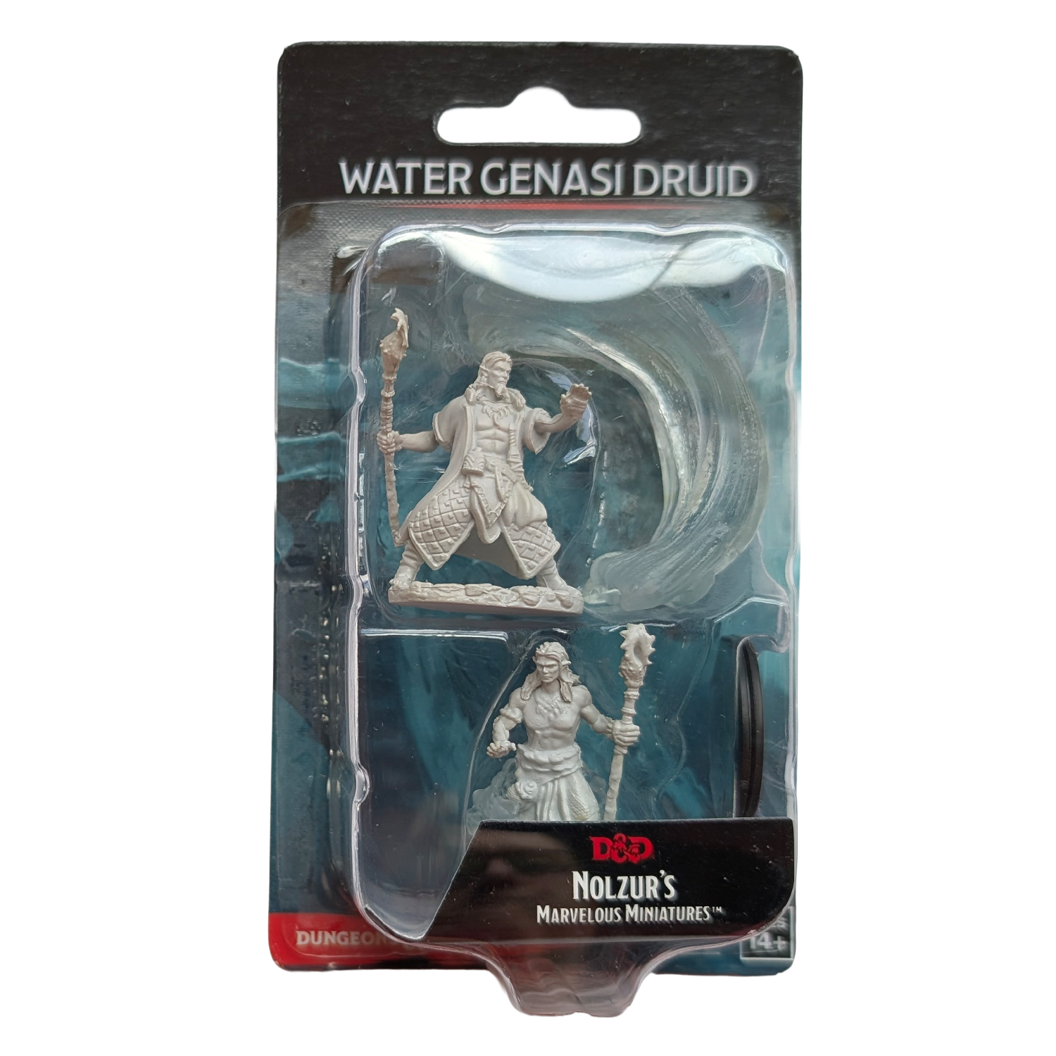 Water Genasi Male Druid - D&D Nolzur's Marvelous 1.5 inch Mini-Figure 2-Pack WizKids in packaging by Wizkids
