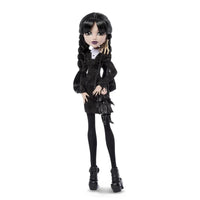 Monster High Wednesday Addams Fashion Doll - Season 2 Edition by Mattel in black dress with braided hair