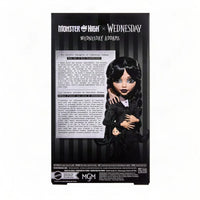 Monster High Wednesday Addams Fashion Doll - Season 2 Edition by Mattel in black boxed packaging