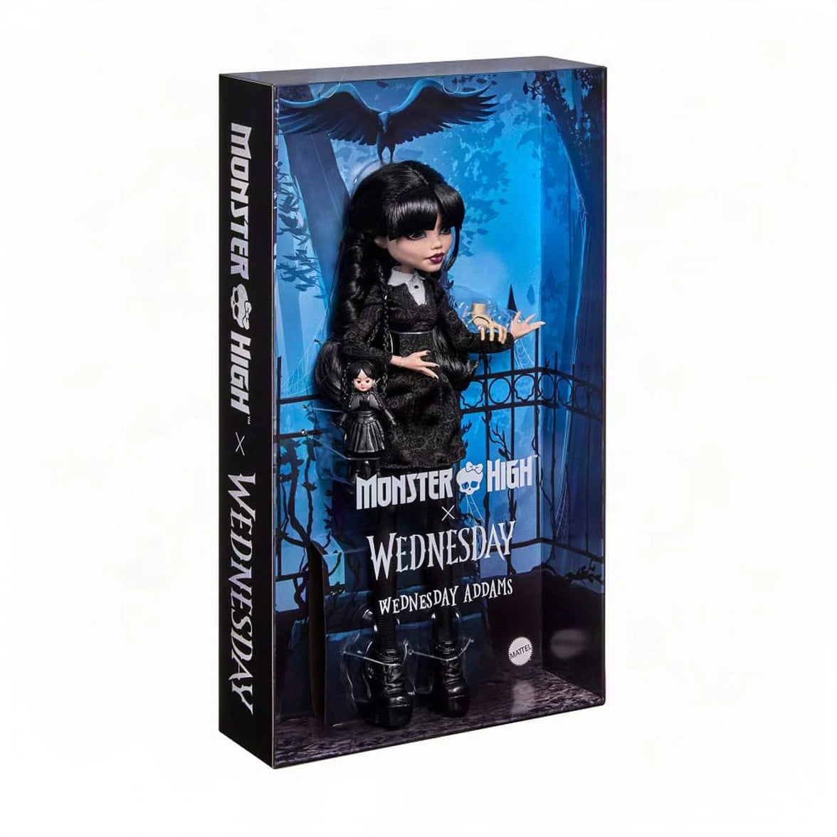 Mattel Monster High Wednesday Addams Fashion Doll - Season 2 Edition in collectible packaging