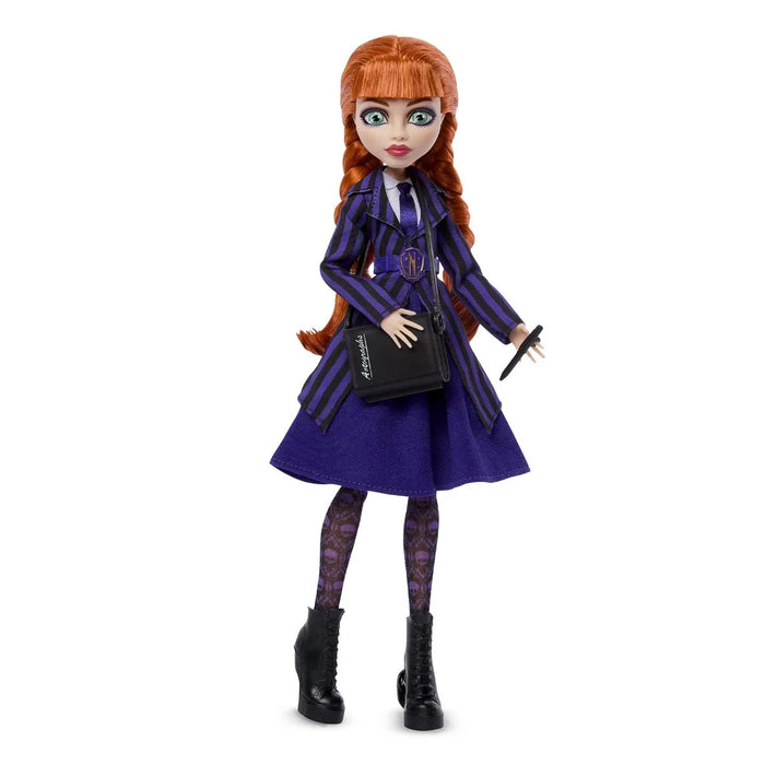 Monster High Wednesday Series Agnes DeMille Fashion Doll by Mattel in purple outfit