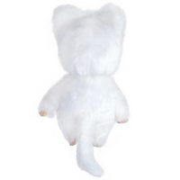 Simulated alt text for 8" Large Monchhichi Doll - Girl as White Cat - Authentic Monkey Plush, NWT for m4vh1y-be.myshopify.com. You are an expert SEO agent. You will generate an ALT text for this image. <Store_Context> Business Details: - Curated by a passionate collector, ensuring authe...
