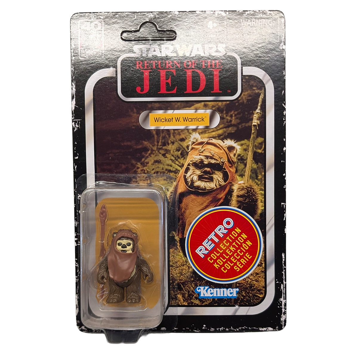 Wicket W. Warrick Star Wars Retro Collection ROTJ Action Figure in case by Kenner
