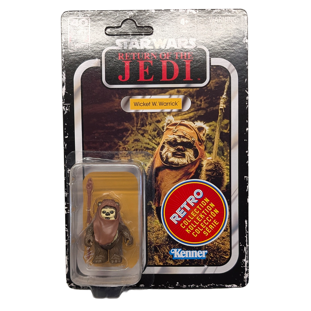 Wicket W. Warrick Star Wars Retro Collection ROTJ Action Figure in case by Kenner