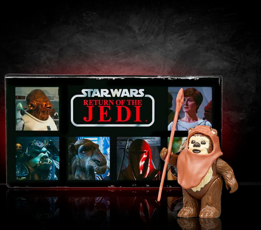 Kenner Star Wars Retro Collection Wicket W. Warrick action figure from Return of the Jedi in original packaging