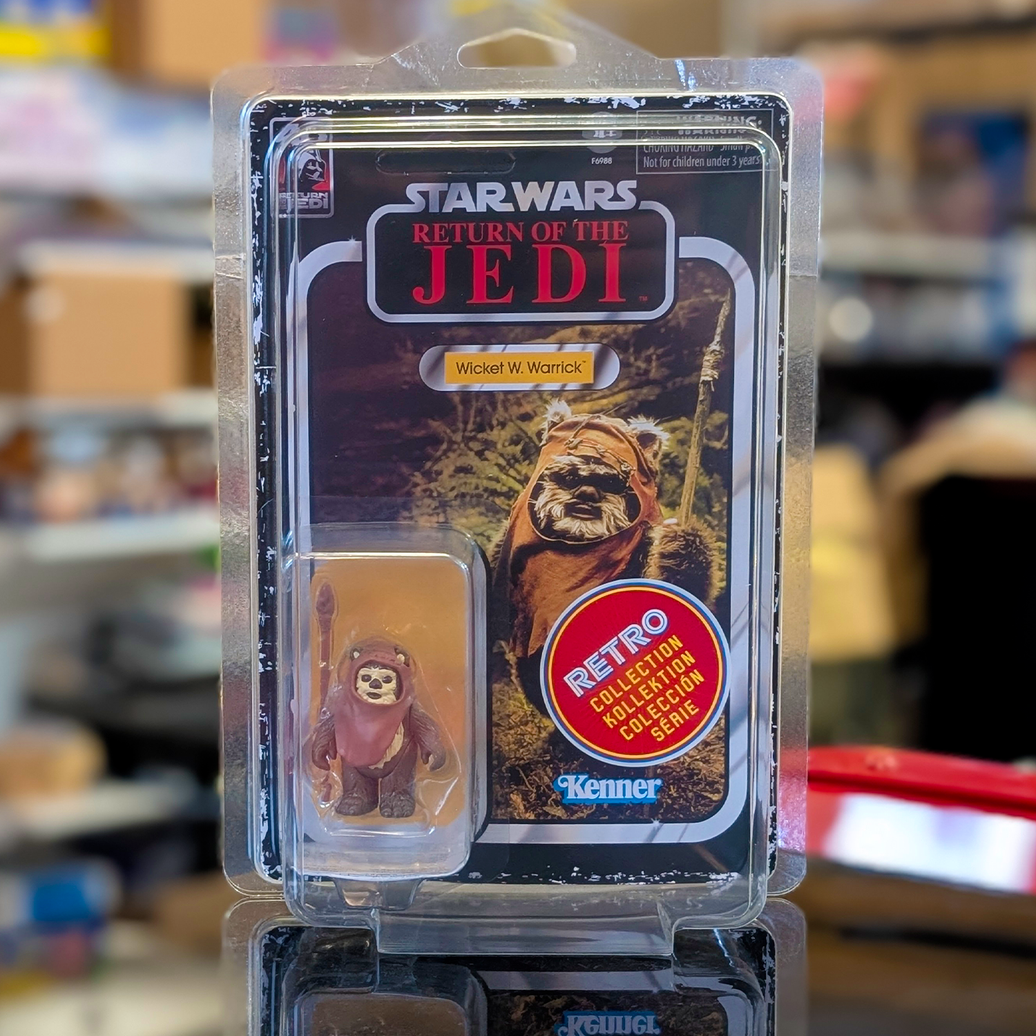 Wicket W. Warrick Star Wars Retro Collection ROTJ Action Figure Exclusive Hasbro 1 Time Reissue
