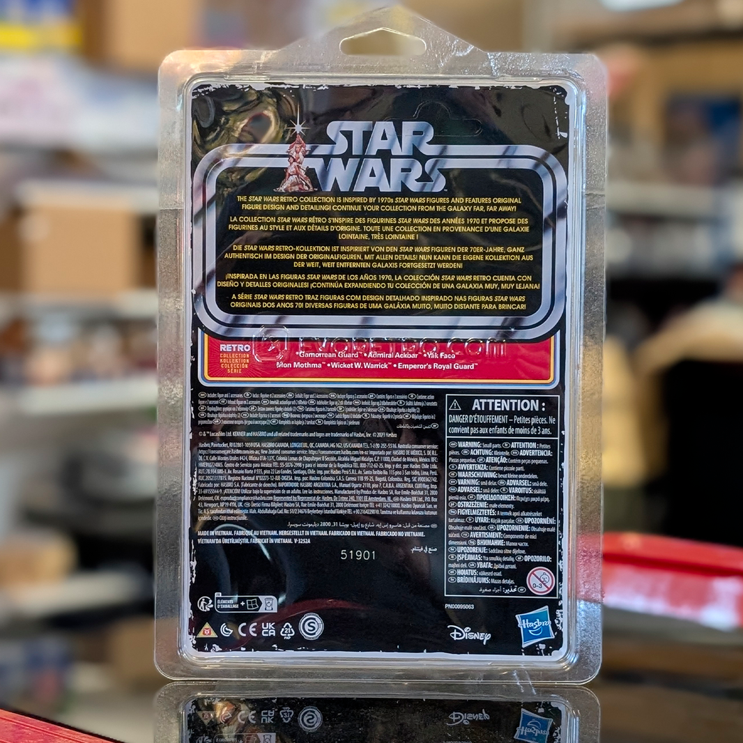 Wicket W. Warrick Star Wars Retro Collection ROTJ Action Figure Exclusive Hasbro 1 Time Reissue