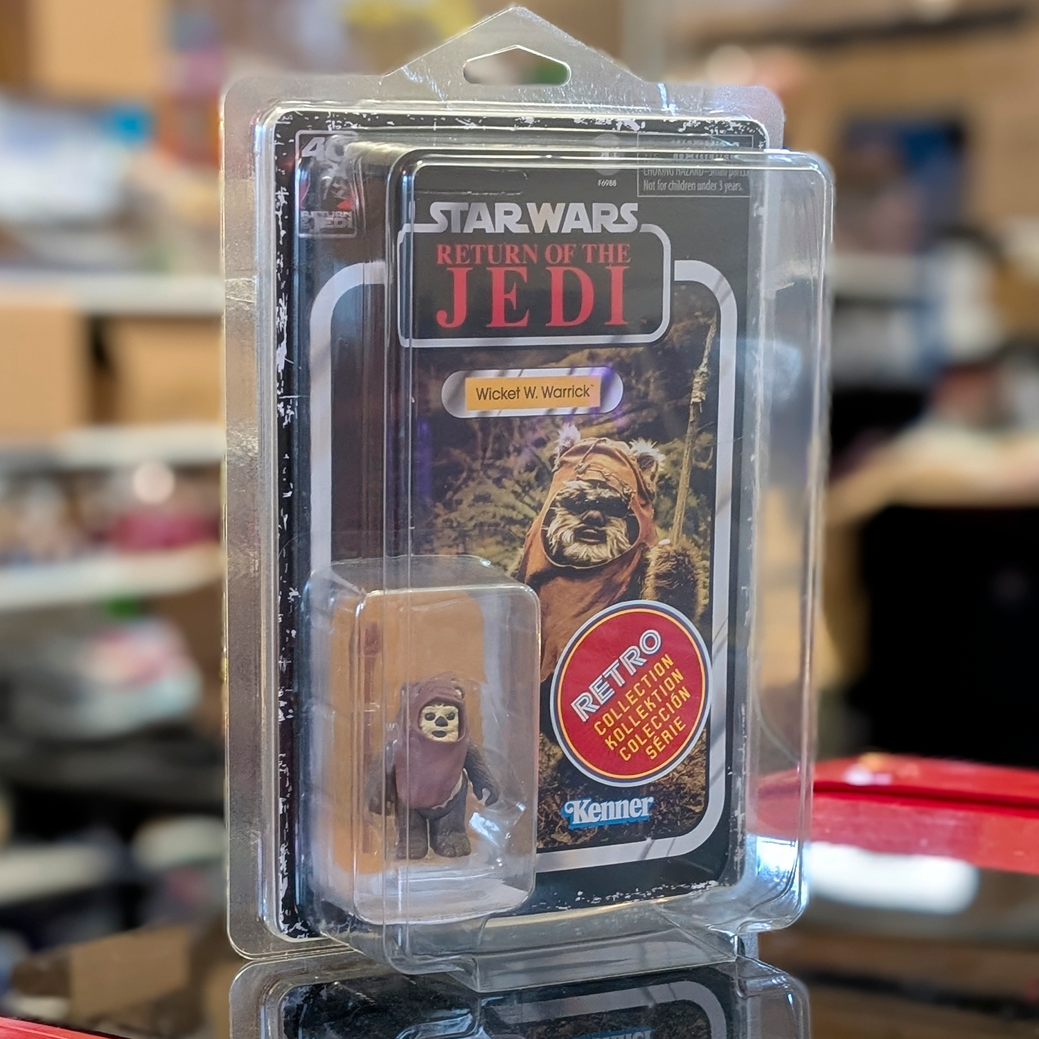 Wicket W. Warrick Star Wars Retro Collection ROTJ Action Figure Exclusive Hasbro 1 Time Reissue