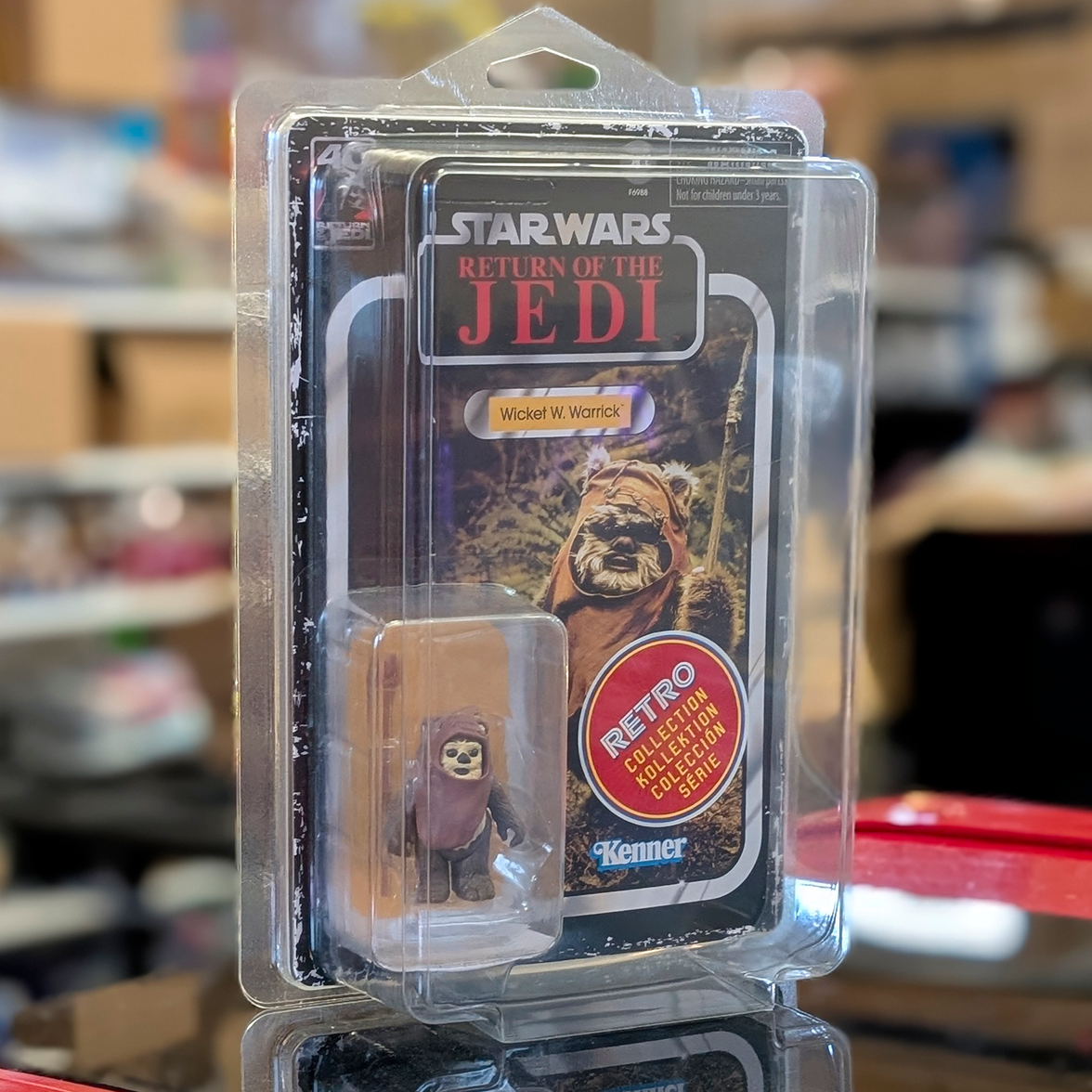 Wicket W. Warrick Star Wars Retro Collection ROTJ Action Figure Exclusive Hasbro 1 Time Reissue
