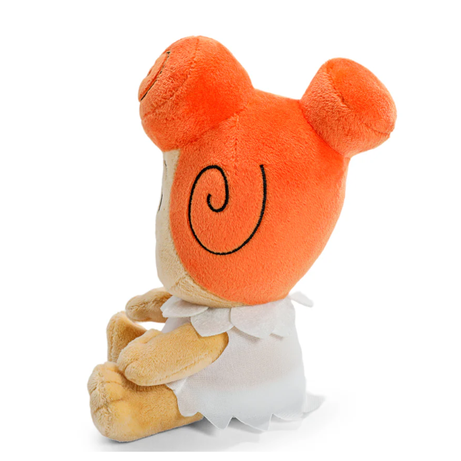 Authentic Wilma Flintstone Phunny Plush: Premium 7.5-Inch Hanna-Barbera Collectible by Kidrobot seated with orange hair buns and white dress