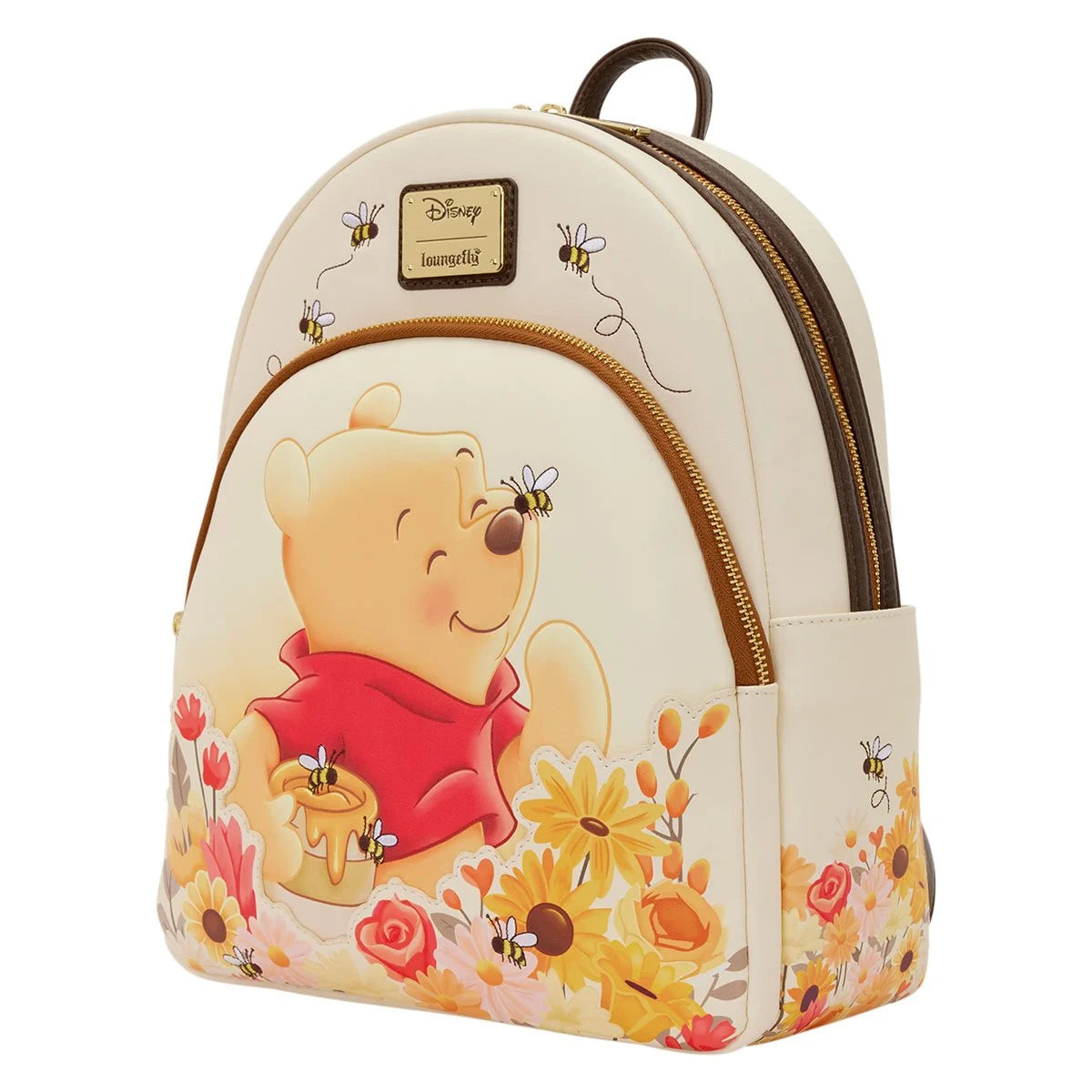 Winnie the Pooh Floral Bee Mid-Size Backpack