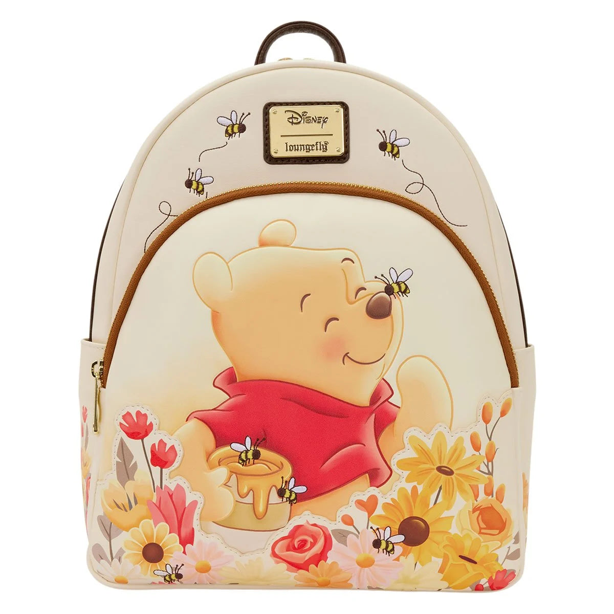 Winnie the Pooh Floral Bee Mid-Size Backpack