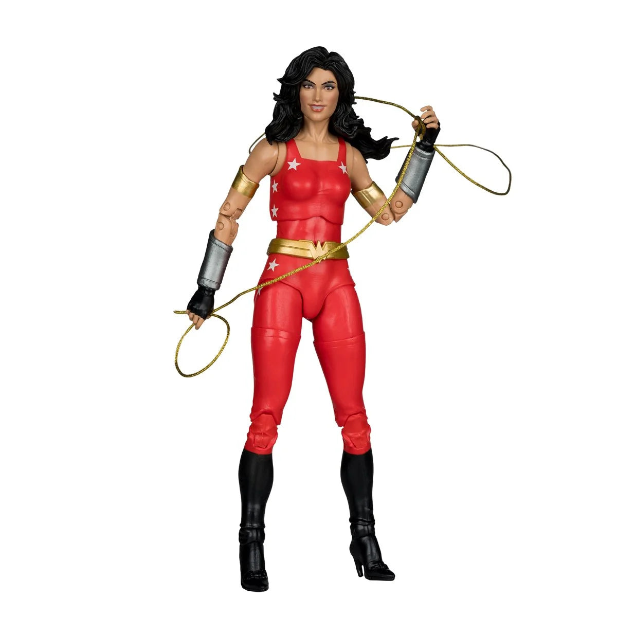 Wonder Girl DC Multiverse Action Figure by McFarlane Toys 7 Inches in red costume with lasso