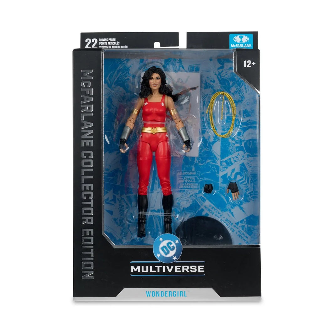 Wonder Girl DC Multiverse Action Figure by McFarlane Toys 7 Inches in boxed packaging