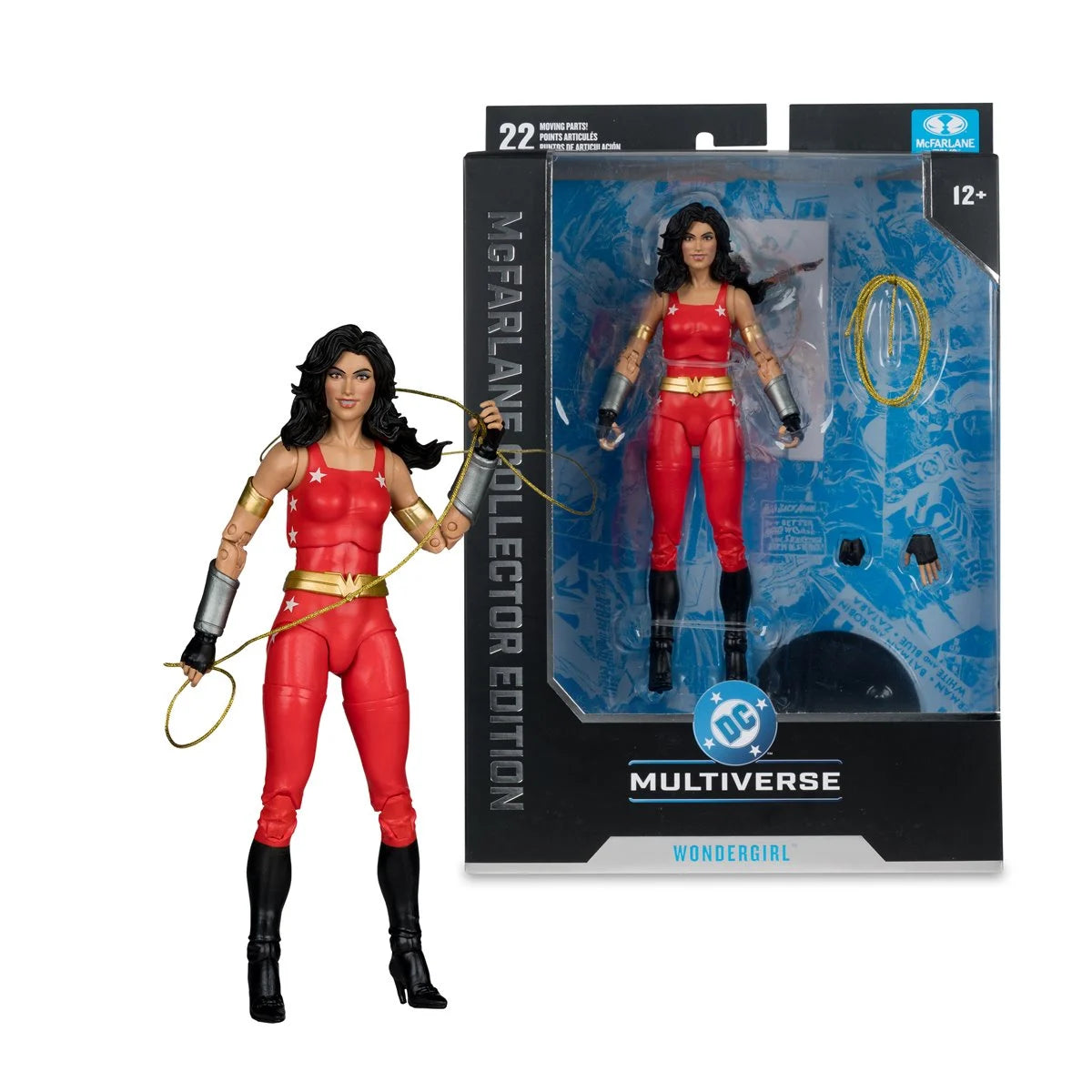 Wonder Girl DC Multiverse Action Figure by McFarlane Toys 7 Inches in original packaging with accessories