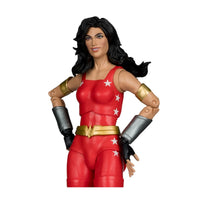 Wonder Girl DC Multiverse Action Figure by McFarlane Toys 7 Inches in red superhero suit
