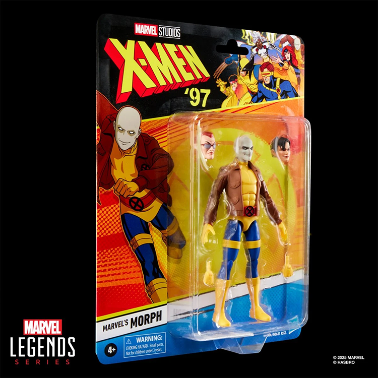 Hasbro Marvel Legends 6-inch Morph action figure from X-Men '97 with accessories in packaging