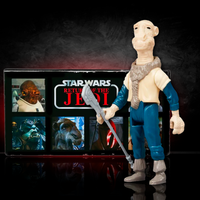 Kenner Star Wars Retro Collection Yak Face action figure from Return of the Jedi in 3.75 inch scale, new in box.