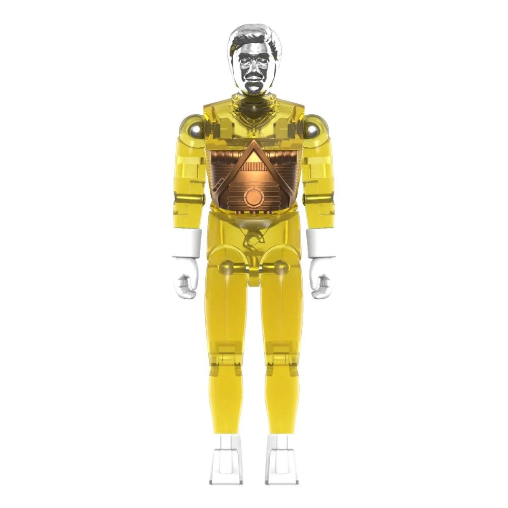 Time Traveler Micronauts Translucent YELLOW Super7 ReAction+ Action Figure