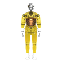 Time Traveler Micronauts Translucent YELLOW Super7 ReAction+ Action Figure