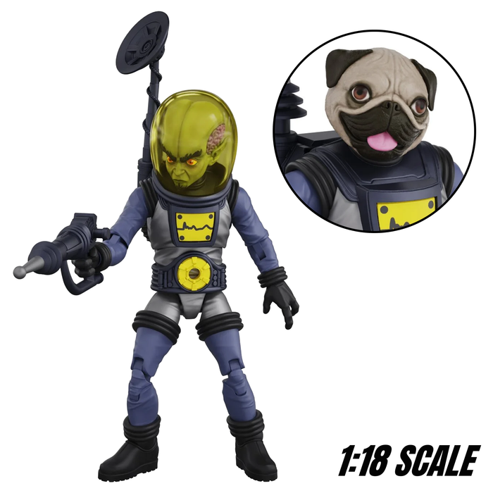 Zarko Resources Galactic Prospectors 4" Boss Fight Studio Figure Hero HACKS alien figure with pug head detail