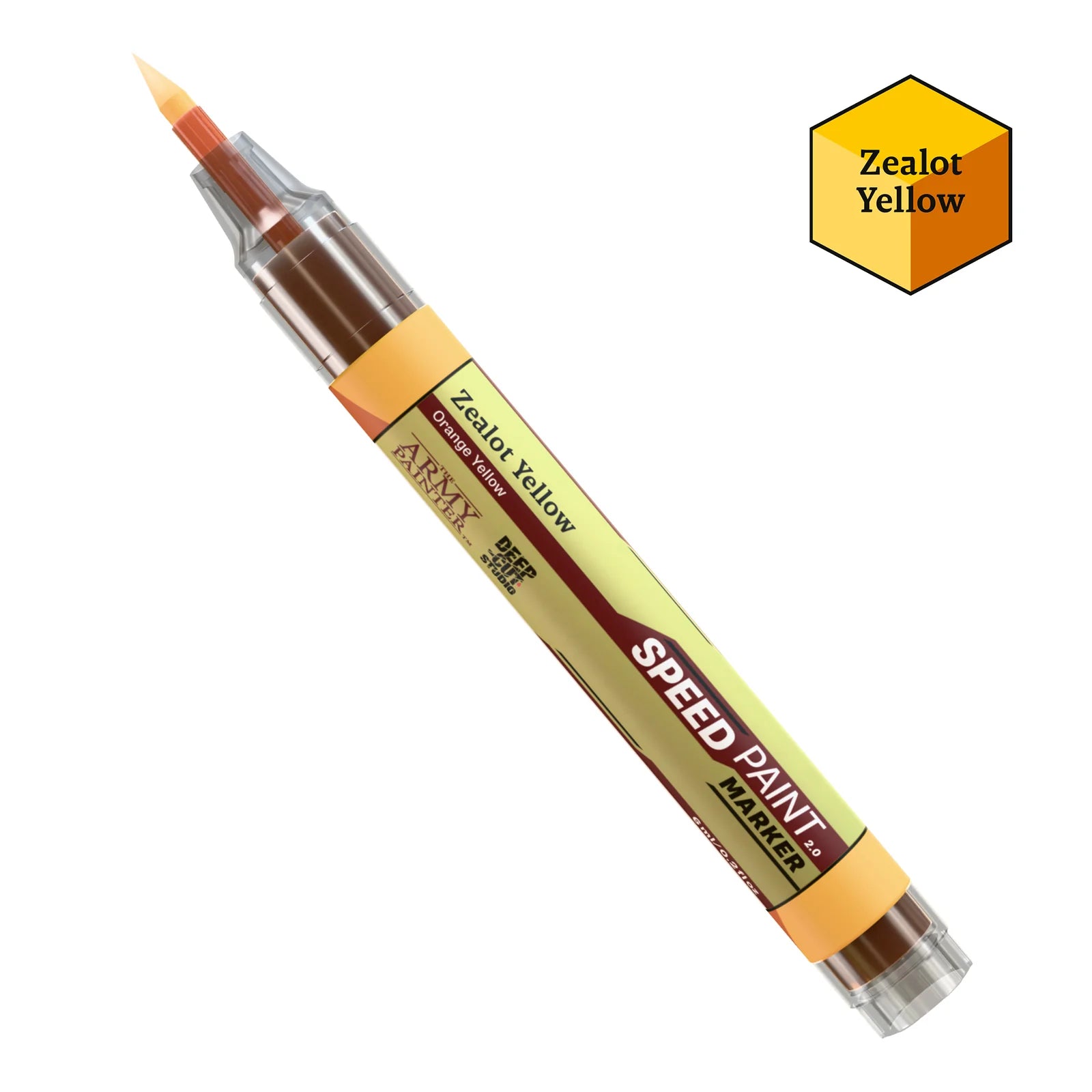 Zealot Yellow Army Painter Speedpaint Marker - One-Coat Miniature Paint SM1023P