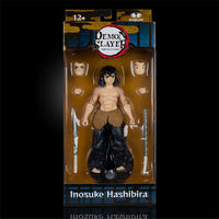 Demon Slayer Hashibira Inosuke Unmasked Season 2 7-Inch Scale Action Figure image 1