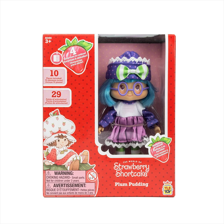 Strawberry Shortcake Plum Pudding 5.5" Scented Fashion Doll New in Box image 1