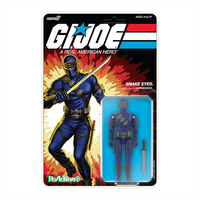 Snake Eyes Commando (Sword) GI Joe Action Figure (Blue) ReAction+ 1:18 image 4