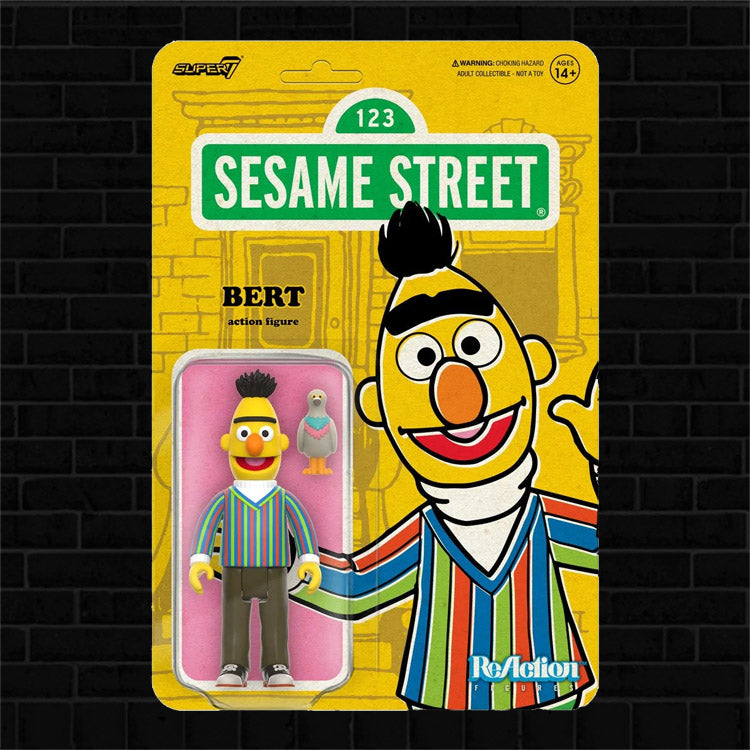 Bert Sesame Street Action Figure 3 3/4 Super 7 NIB image 0