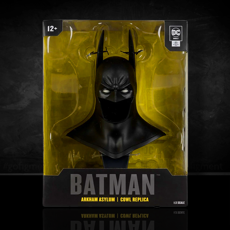 DC Direct Prop Replica Wave 3 Batman Arkham Asylum 1:3 Scale Cowl image 0