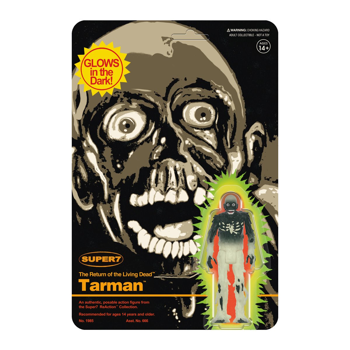 Return of the Living Dead Tarman (Glow in the Dark) 3 3/4-Inch ReAction Figure image 4