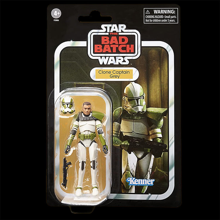 Clone Captain Grey Action Figure Star Wars Vintage Collection VC-209 image 0