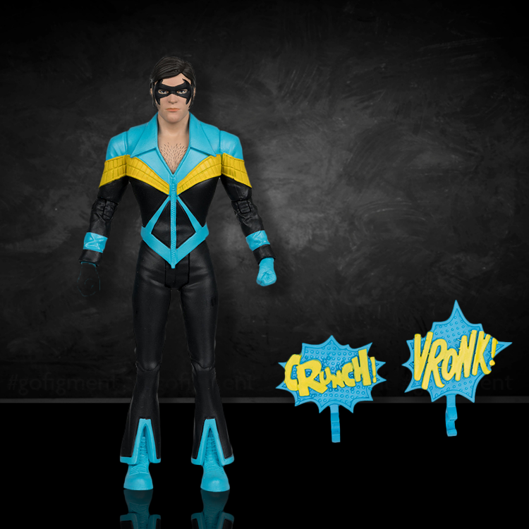 Nightwing Batman '66 New in Box 1/12 Scale Action Figure McFarlane image 1