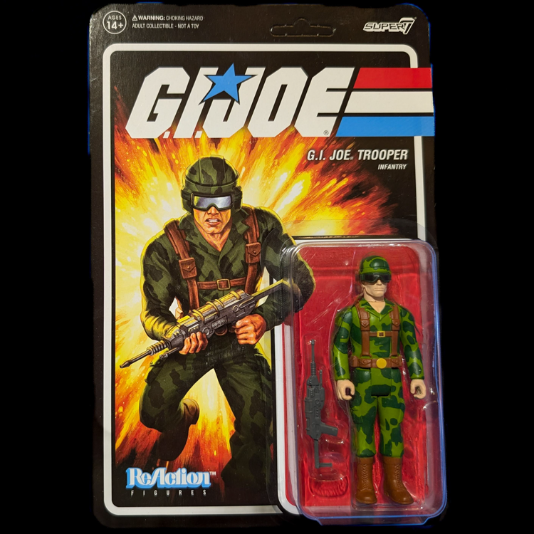 GI Joe  GI Trooper Infantry - (P) Sunglasses Action Figure (Camo) image 0