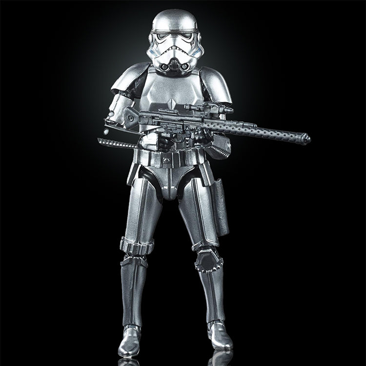 Carbon 2nd Metallic Stormtrooper Action Figure Star Wars 1:12 Scale image 1