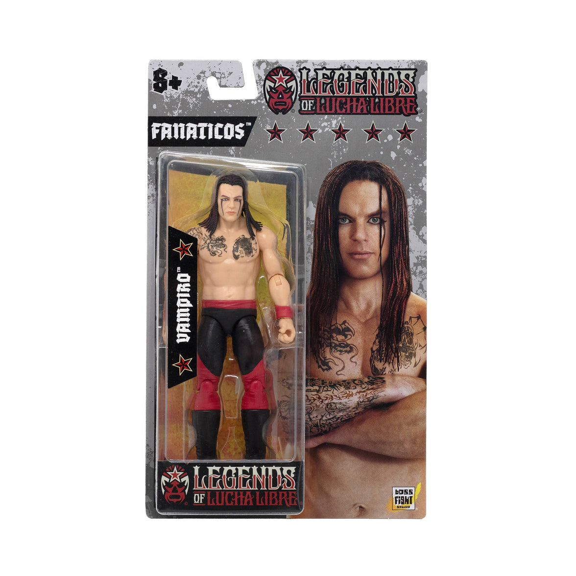 Vampiro Legends of Lucha Libre Fanaticos 6" Action Figure – Classic 90s Era (1:12 Scale)