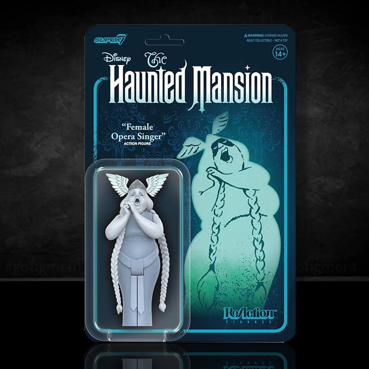 The Haunted Mansion "Female Opera Singer" Action Figure Super7 Disney image 0