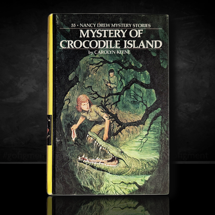 55 Mystery of Crocodile Island Nancy Drew Mystery Books -1978 image 0