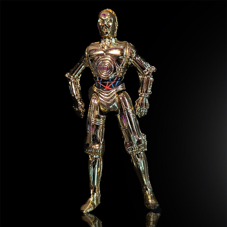 C-3PO 1995 Star Wars Action Figure Power of the Force 3.75 Action Figure image 0