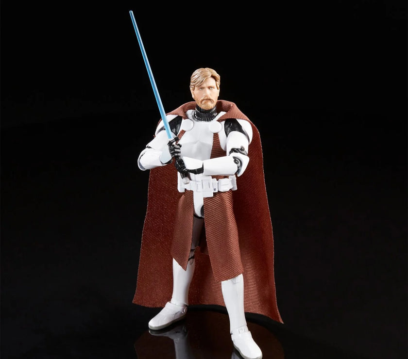 Obi-Wan Kenobi Clone Commander Action Figure Star Wars Black Series 1:12 Scale image 4