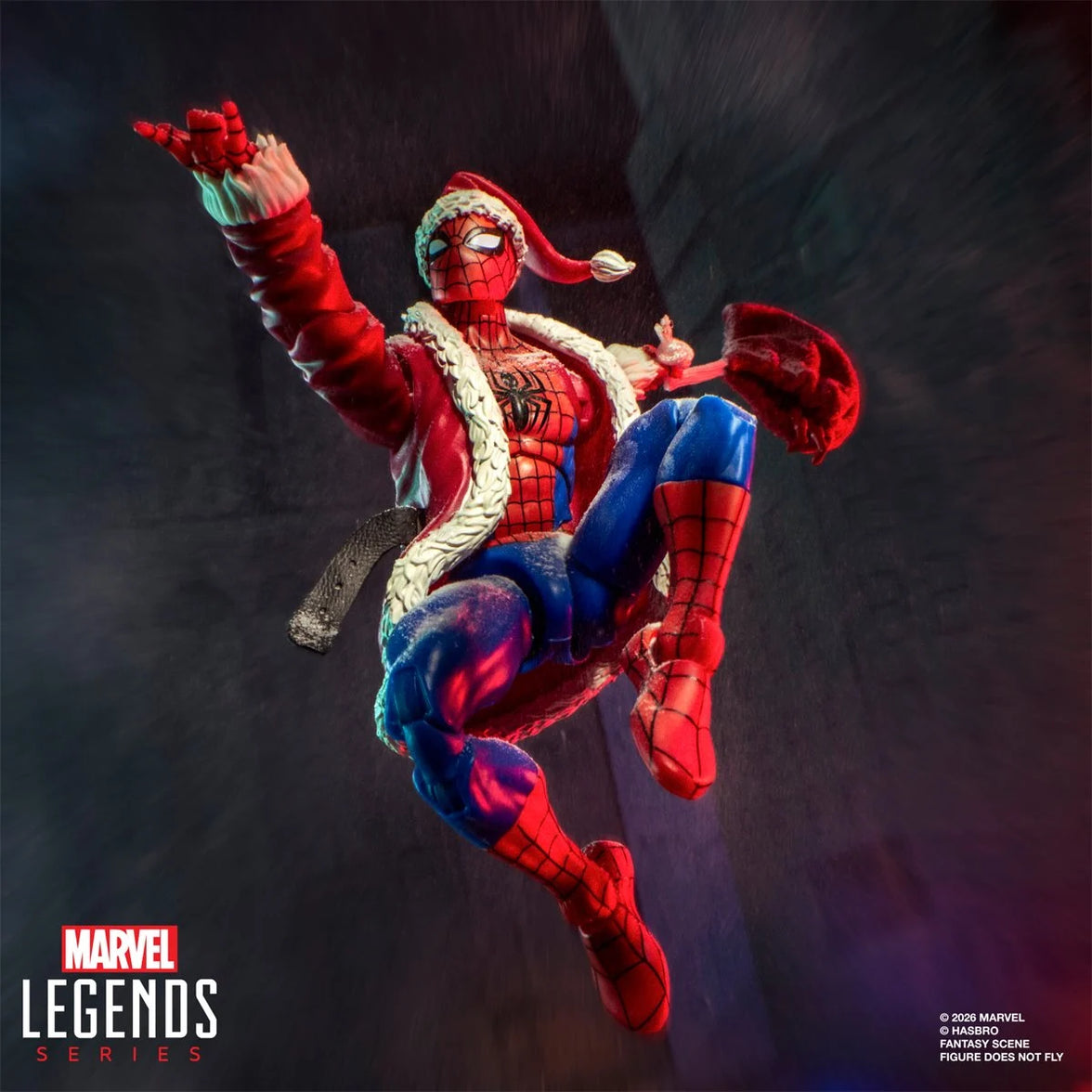 Spider-Man Marvel Legends Series Holiday Special Christmas Action Figure by Hasbro 6-Inch