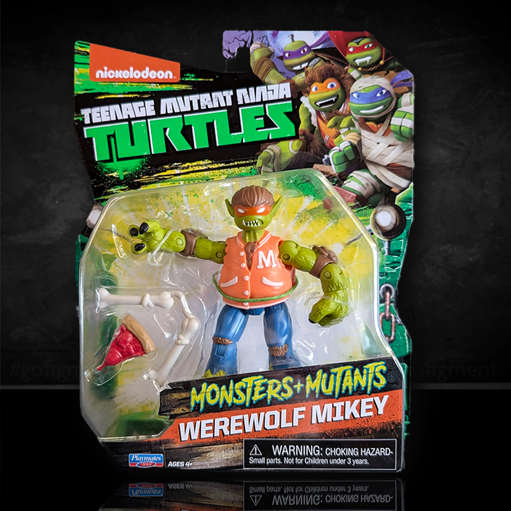 Werewolf Mickey TMNT Monster Mutants Action Figure 4.5 inch image 0