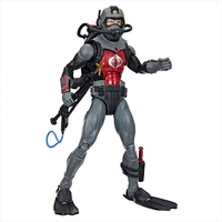 Hasbro G.I. Joe Classified Series Cobra Eel 6-inch action figure in black and red underwater gear with accessories