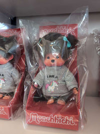 Monchhichi Girl Unicorn 7" Plush Toy - Classic Collectible Thumb-Sucking Monkey image 8