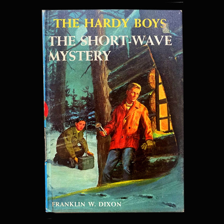 24 The Short Wave Mystery (1966):  Vintage Hardy Boys Book Blue-Back image 0
