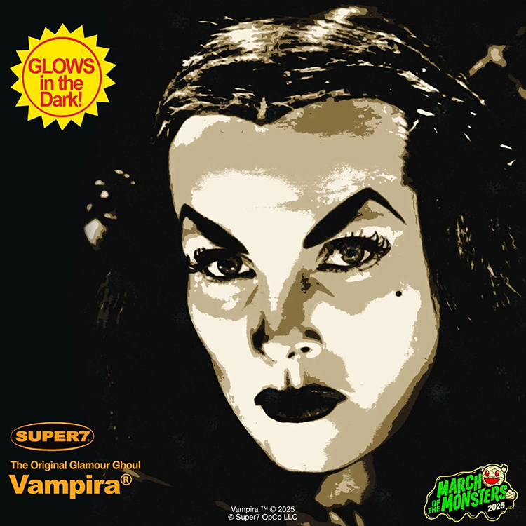 Vampira GLOW (Plan 9) ReAction Action Figure | 3.75" scale image 6